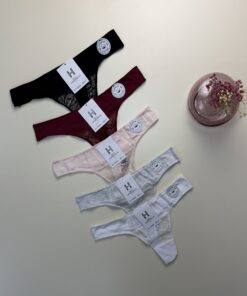 Pack de 5 culottes en coton - H -