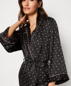 Peignoir Etam -POLKAS - Black