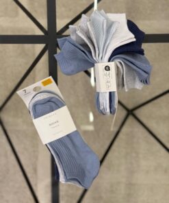 Pack de 7 chaussettes primark " Bleu ciel "