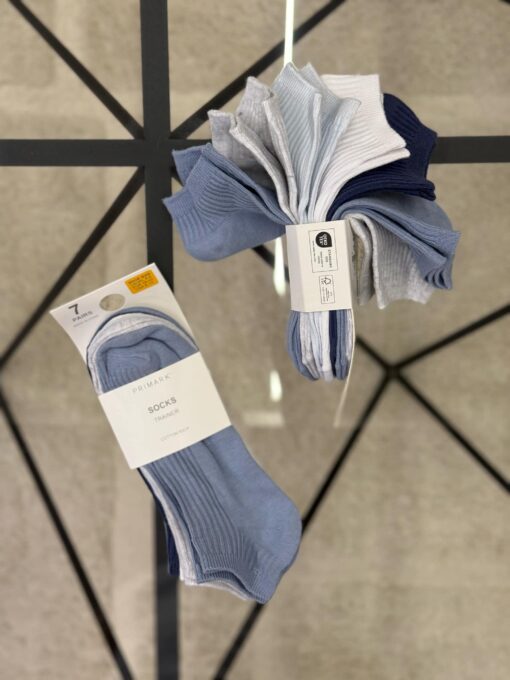 Pack de 7 chaussettes primark " Bleu ciel "
