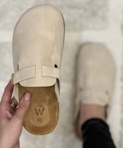 Mule fermé " Beige  "