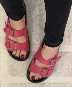 Alternative view of Birk en daim " Fushia "