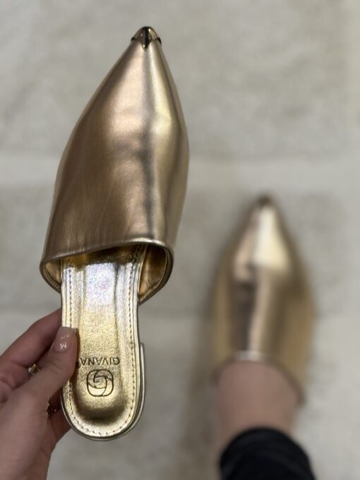 Mule fermé " Champagne "