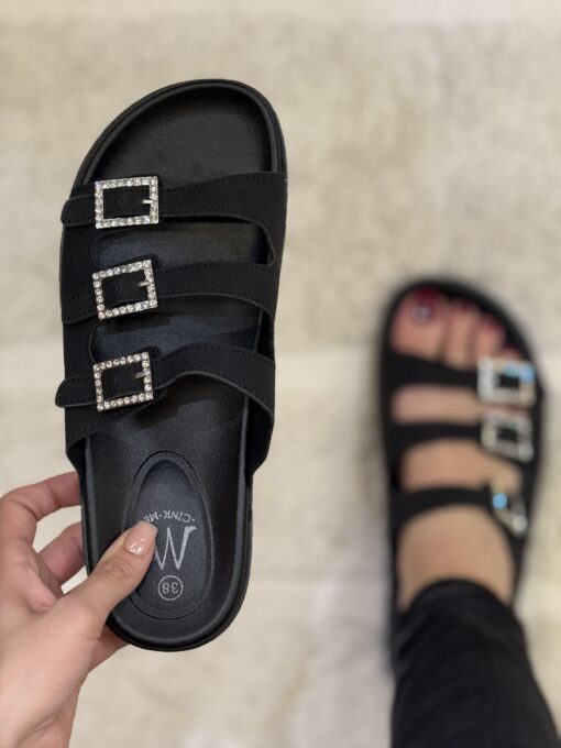 Birk strass " Black "