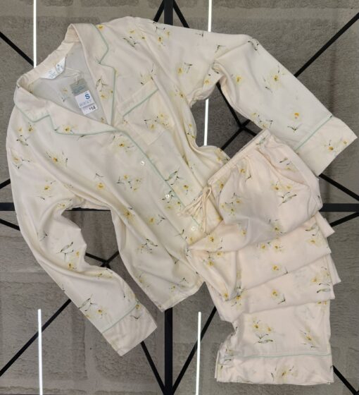 Pyjama boutonné - Primark - à fleur