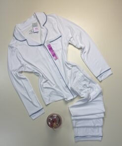 Pyjama boutonné - Primark - Blanc