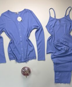 Alternative view of Pyjama 3 pcs - Tress - Bleu
