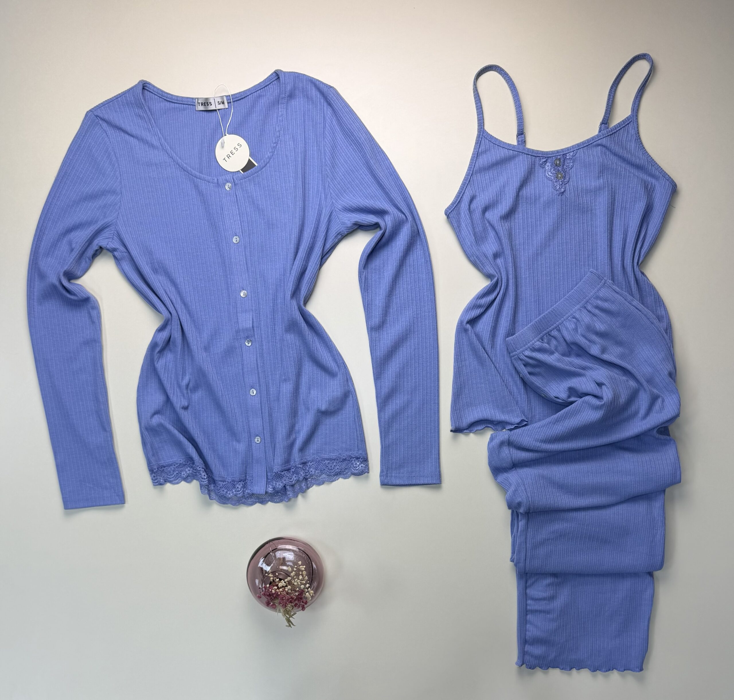 Pyjama 3 pcs - Tress - Bleu – Image 2