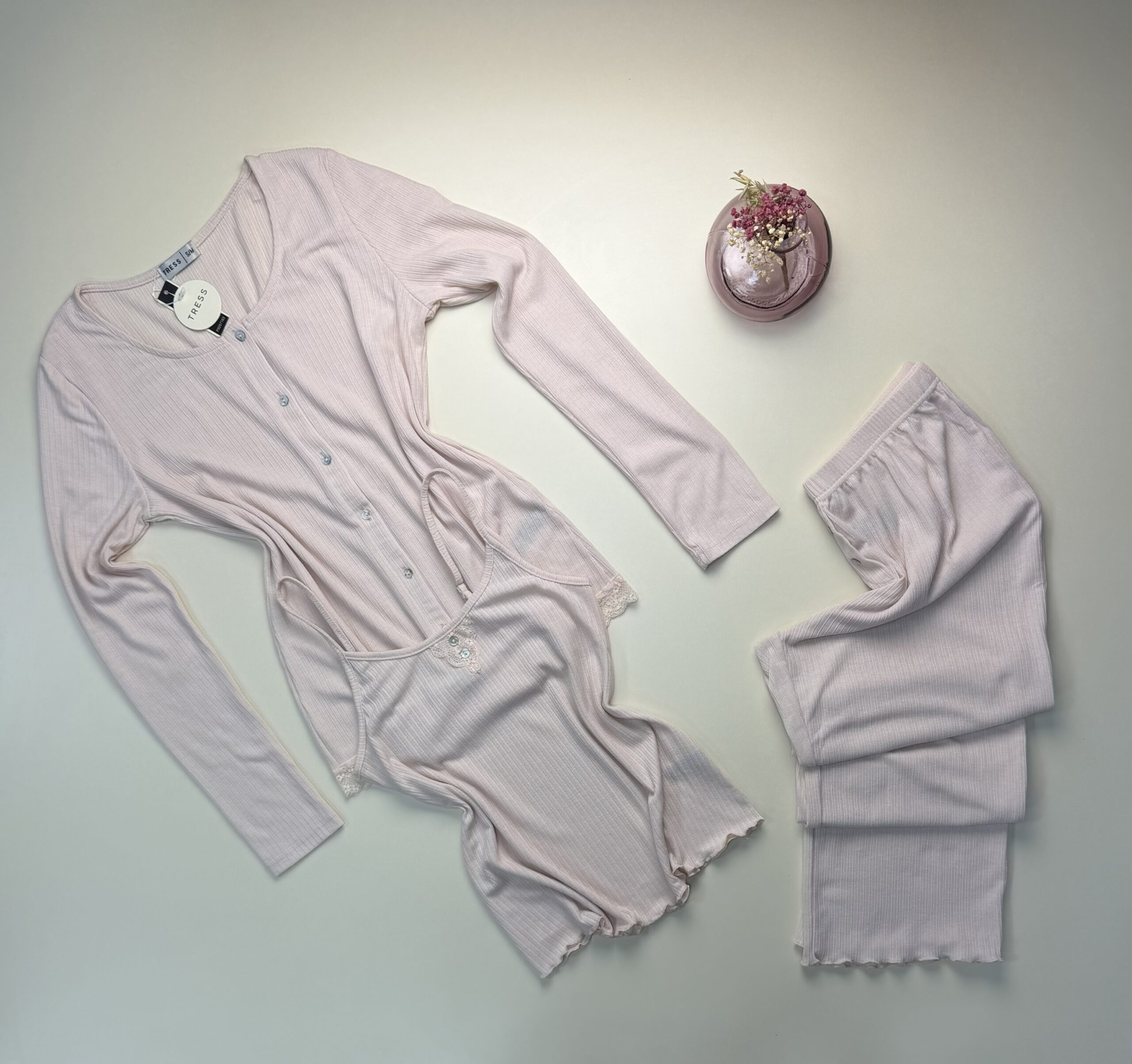 Pyjama 3 pcs - Tress - beige