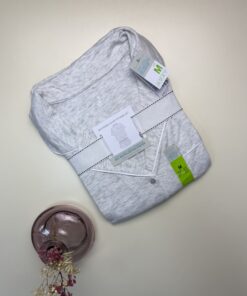 Alternative view of Pyjama boutonné demi manche PRIMARK - short " Gris clair "