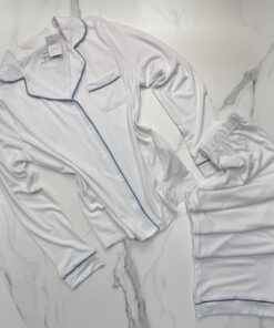 Pyjama boutonné - Primark - Blanc