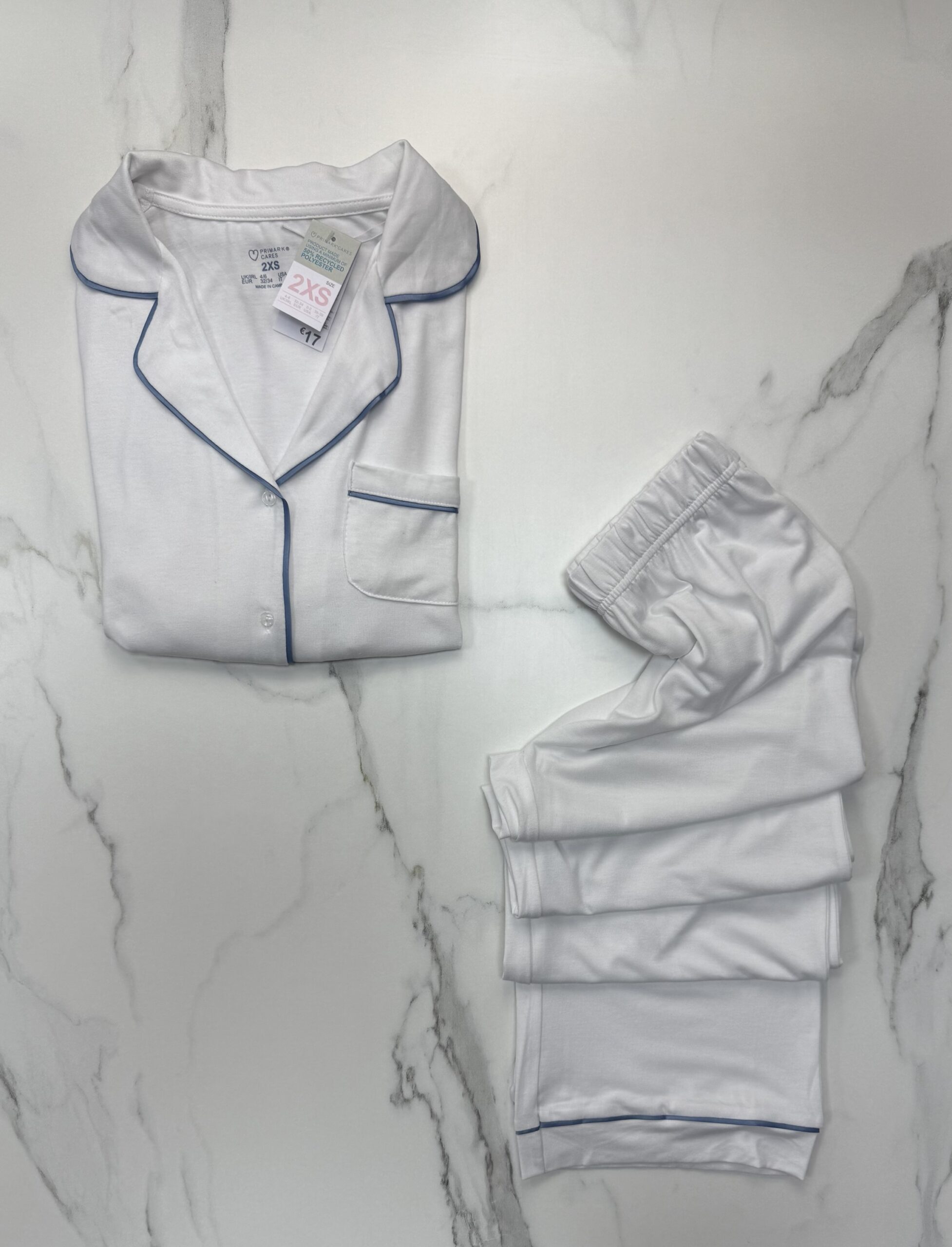 Pyjama boutonné - Primark - Blanc – Image 2