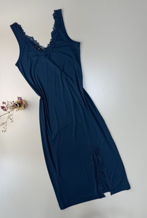 Nuisette longue " Bleu "