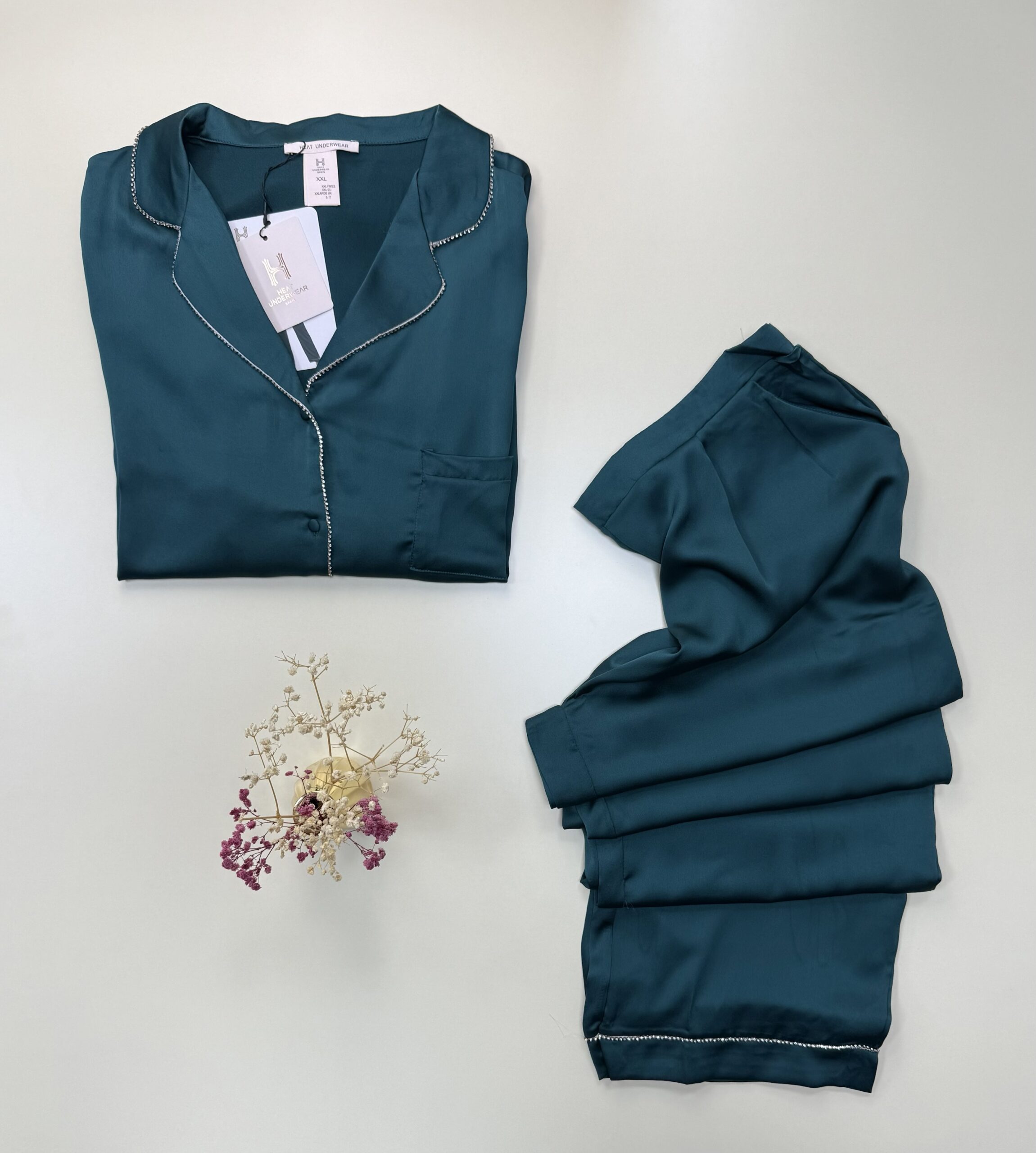 Pyjama boutonné H " Vert " – Image 2