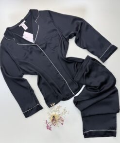 Pyjama boutonné H " Noir "