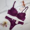 Ensemble 2 pcs - H - aubergine