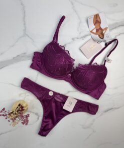 Ensemble 2 pcs - H - aubergine