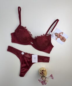 Ensemble 2 pcs - H - bordeaux