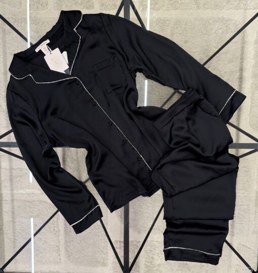 Pyjama boutonné H " Noir "
