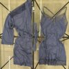 Nuisette peignoir "bleu "