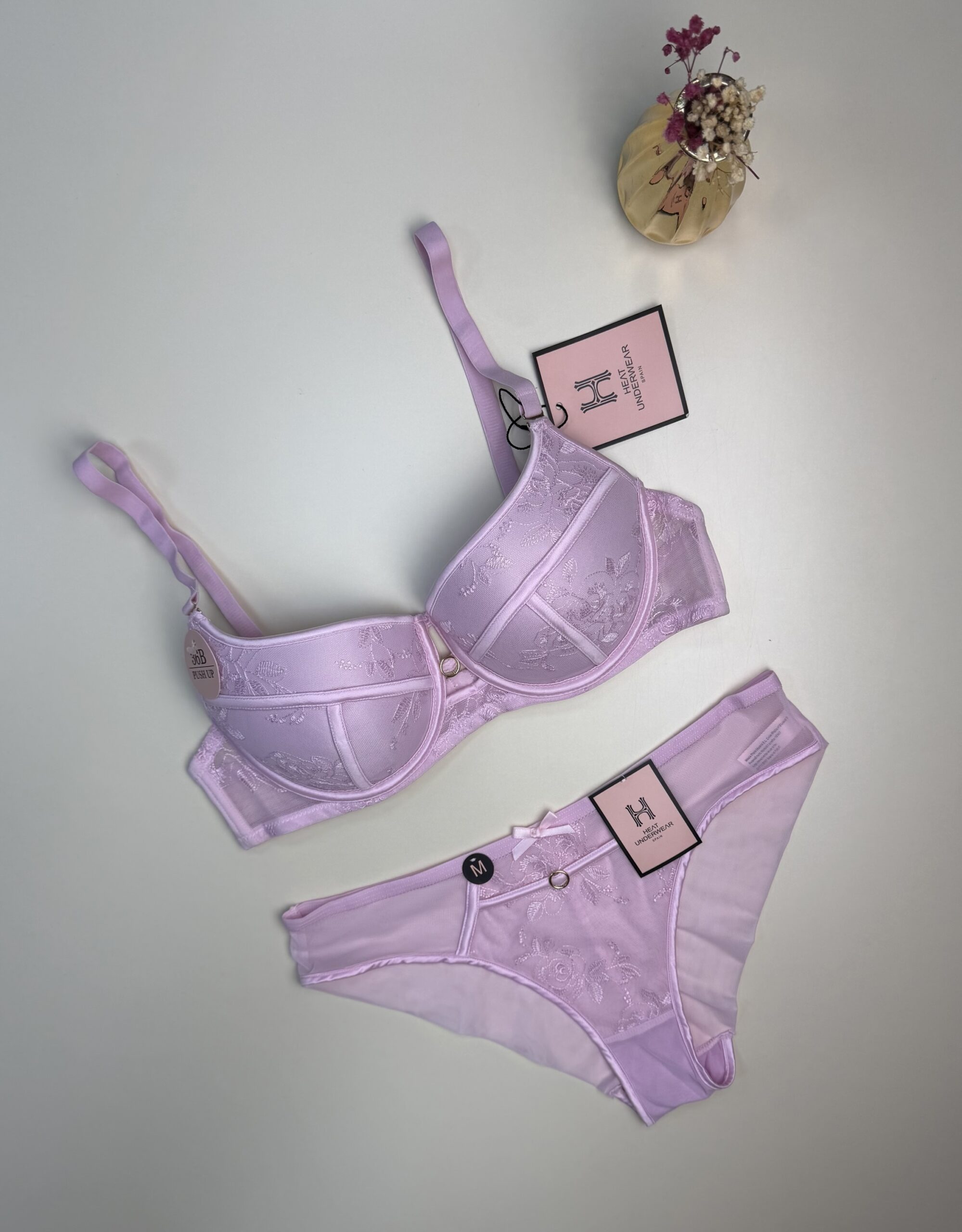 Ensemble 2 pcs H " rose " - Push up -