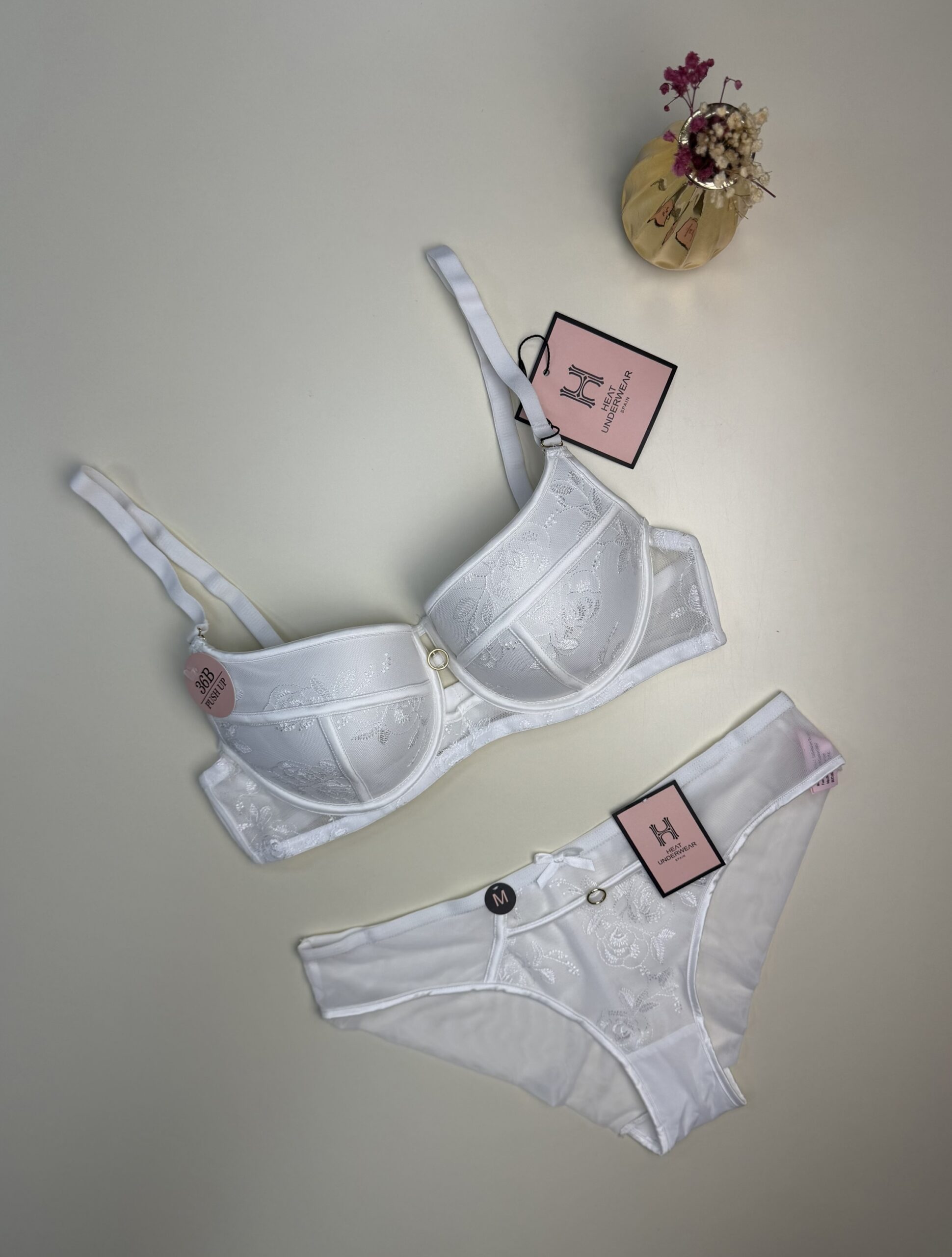 Ensemble 2 pcs H " Blanc "- Push up -