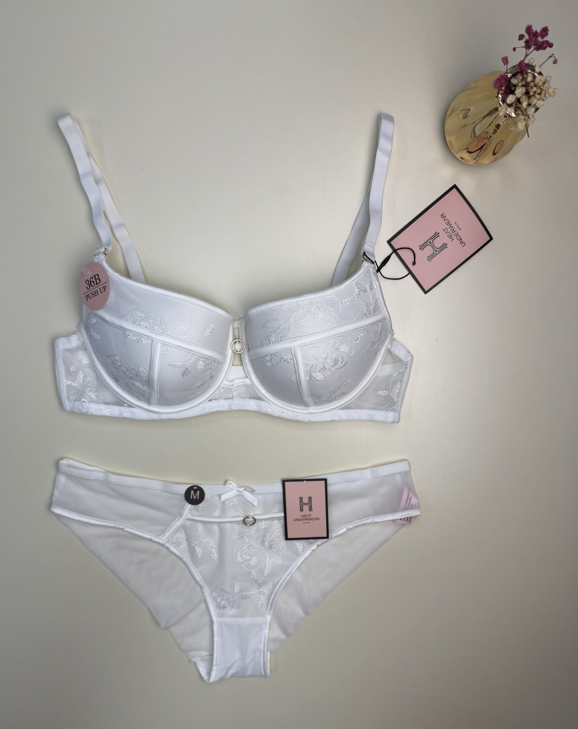 Ensemble 2 pcs H " Blanc "- Push up - – Image 3