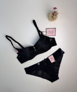 Ensemble 2 pcs H " Noir "- Push up -