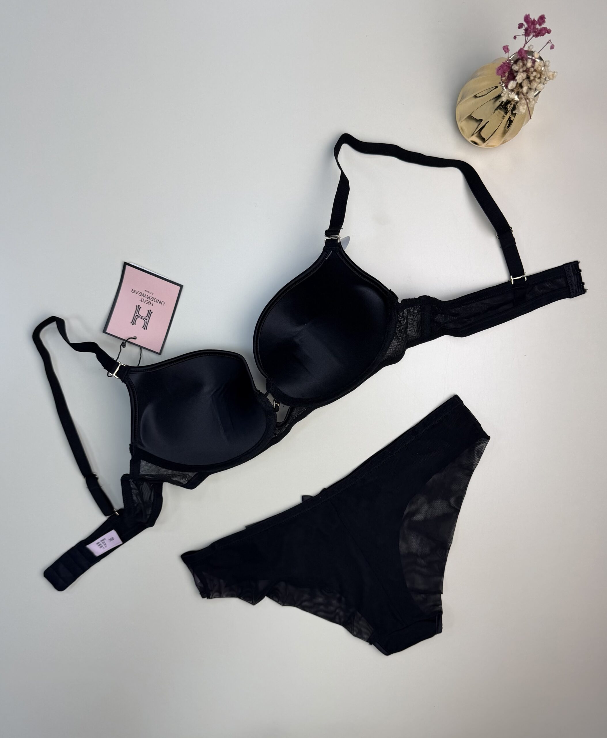 Ensemble 2 pcs H " Noir "- Push up - – Image 2