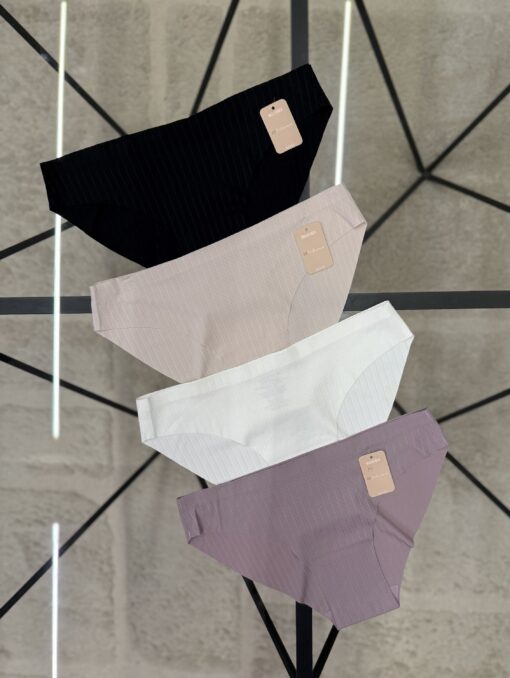 Pack de 4 culottes - invisible - mauve