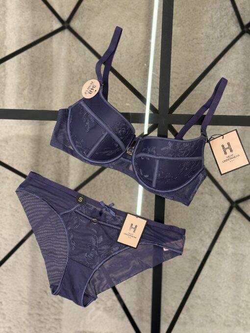 Ensemble 2 pcs H " Mauve "- Push up -