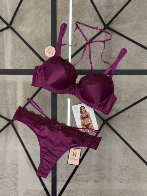 Ensemble 2 pcs H " Aubergine "