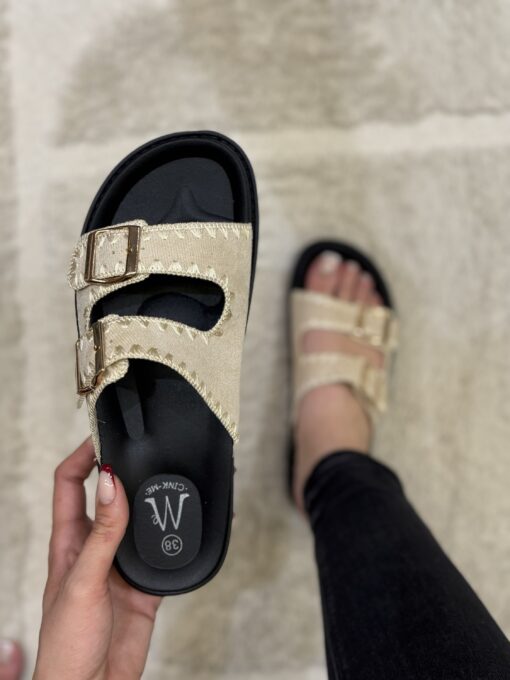 Birk à motifs " Beige "