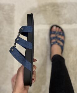 Alternative view of Mule " Blue jean "