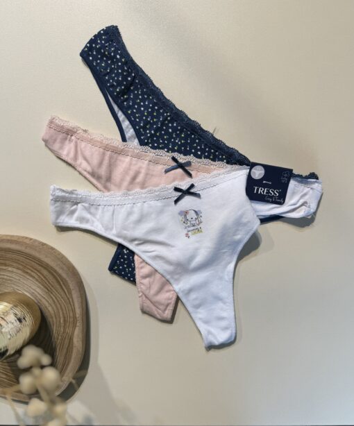 Pack de 3 culottes - Tress - en coton