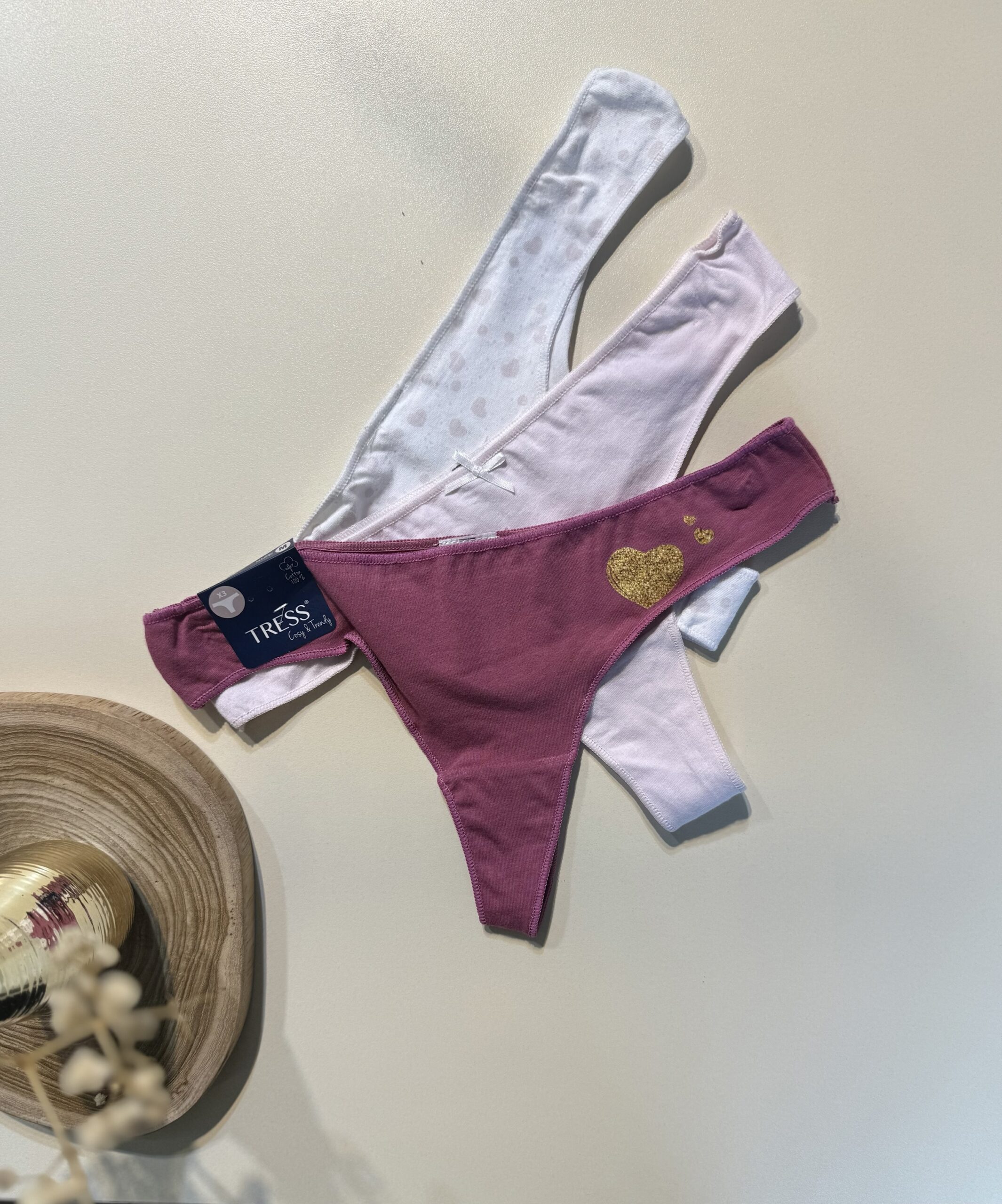 Pack de 3 culottes - Tress - en coton