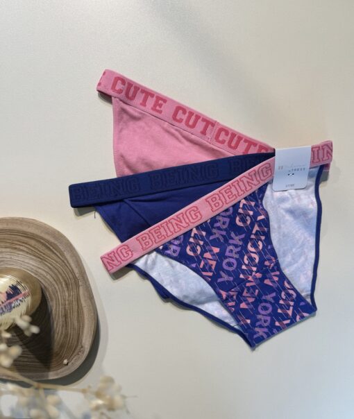 Pack de 3 culottes - Tress - en coton