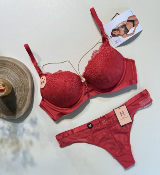 Ensemble 2 pièces H " Rouge "