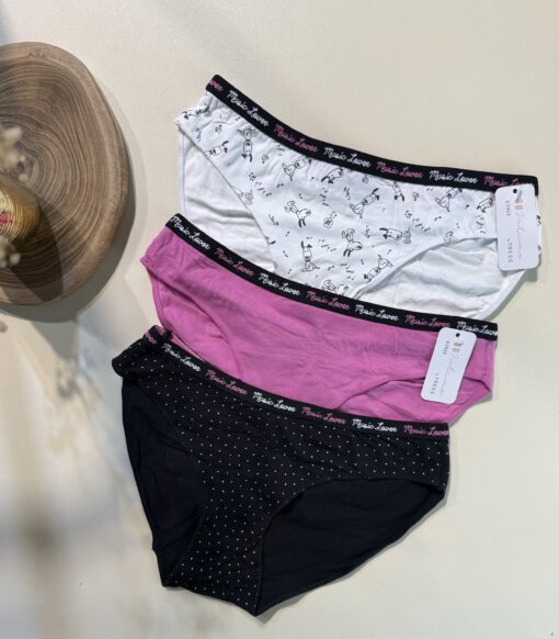 Pack de 3 culottes - Tress - en coton