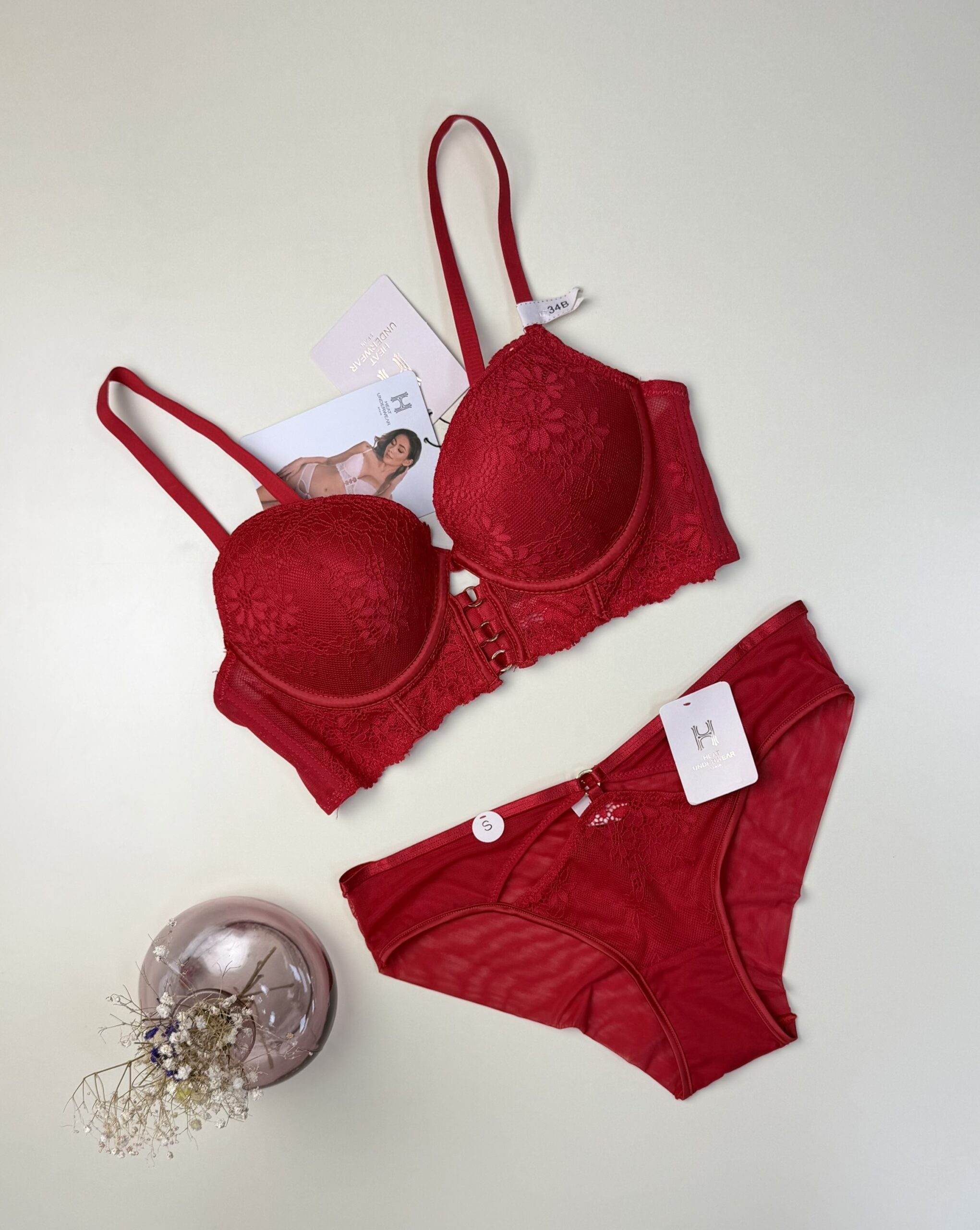 Ensemble 2 pcs H - Rouge -