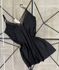Nuisette etam en satin " feeling " Noir
