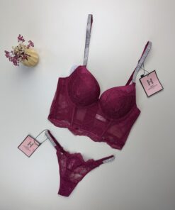 Ensemble 2 pcs H " Aubergine "