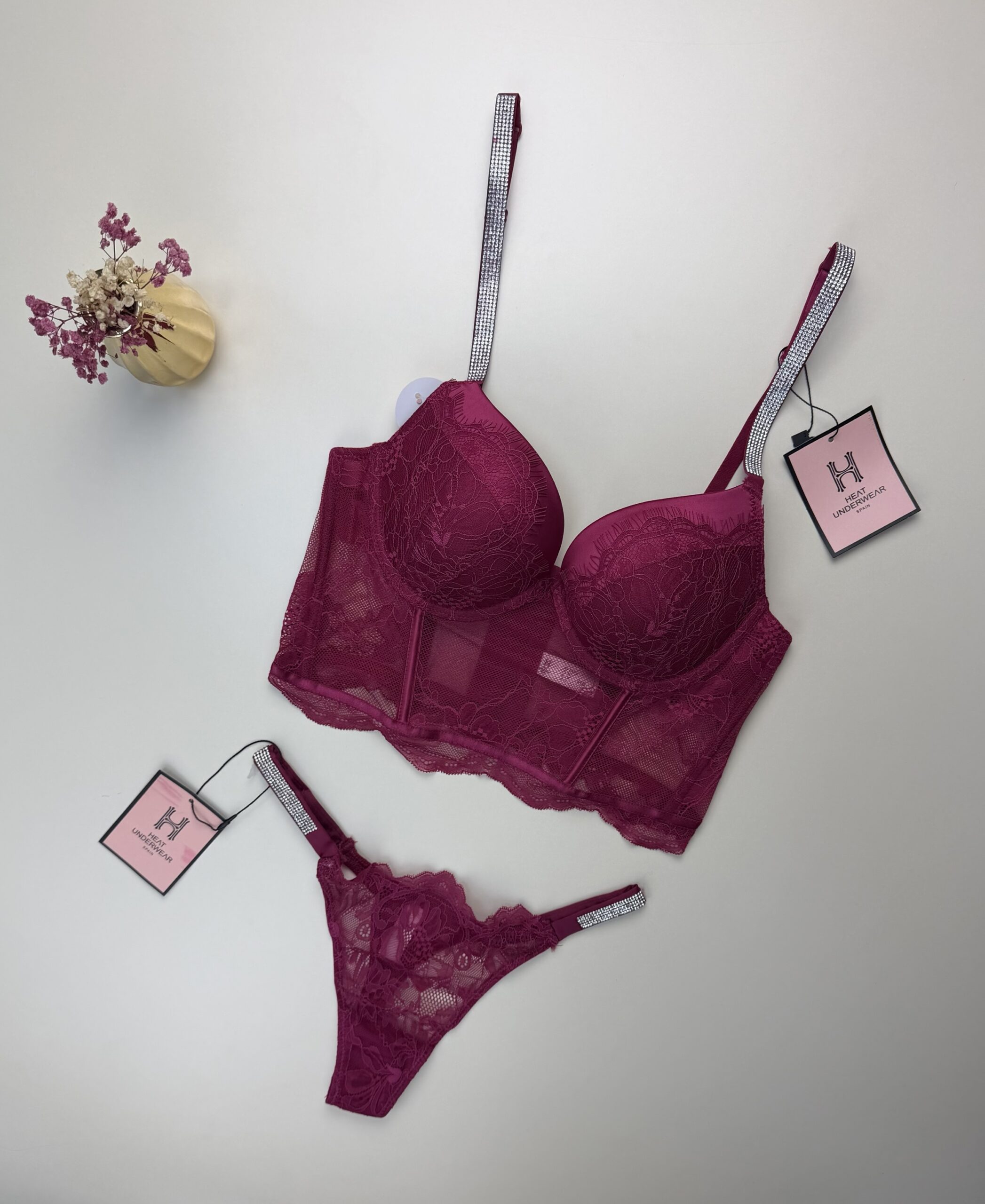 Ensemble 2 pcs H " Aubergine "