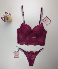 Alternative view of Ensemble 2 pcs H " Aubergine "