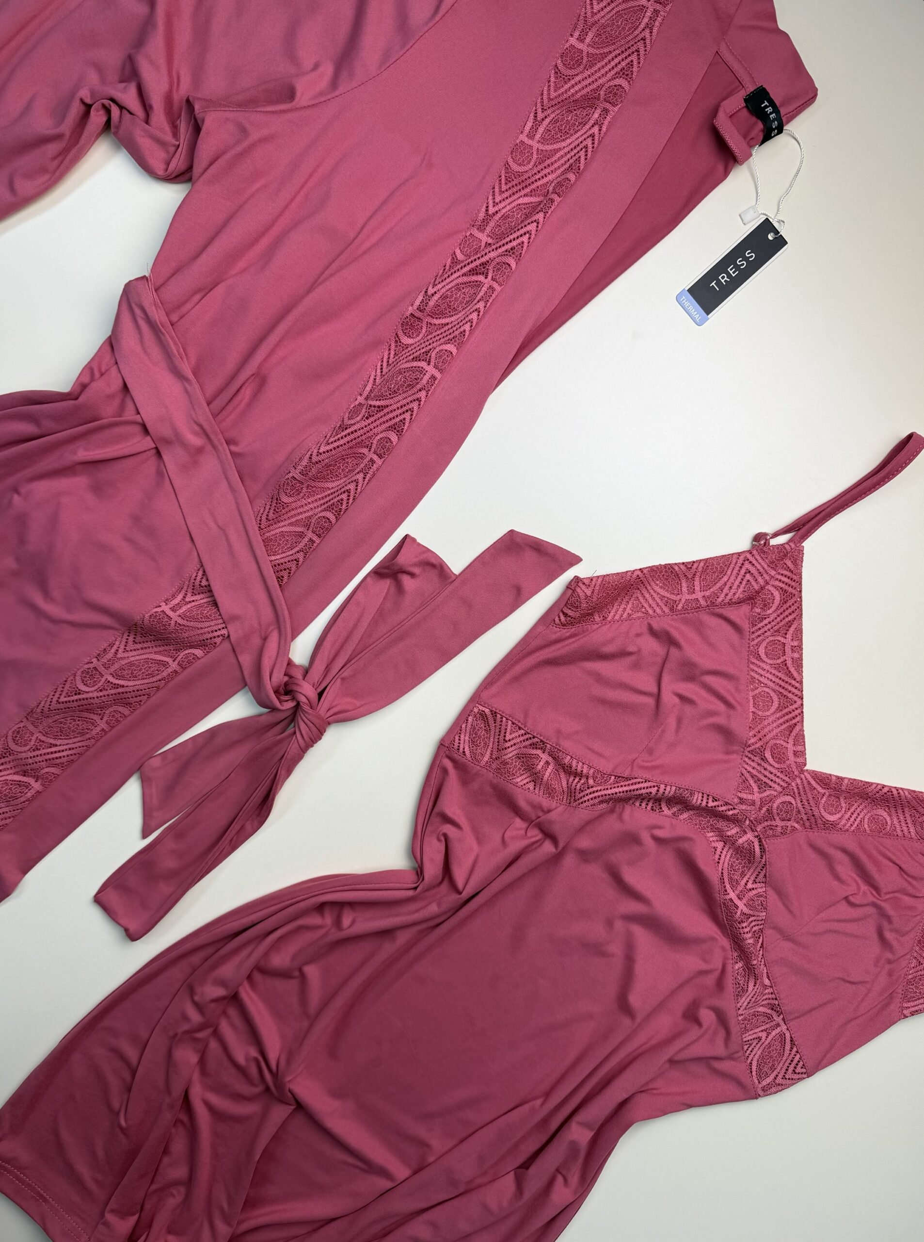 Ensemble Nuisette Peignoir " Rose " – Image 3