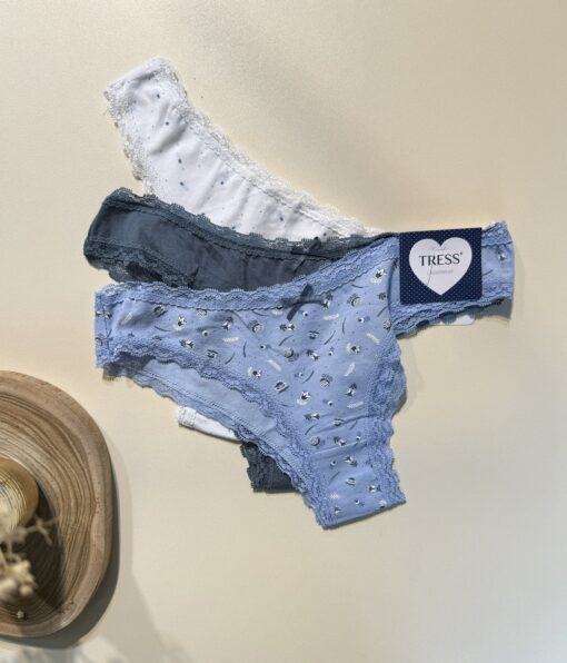 Pack de 3 culottes – Tress – en coton