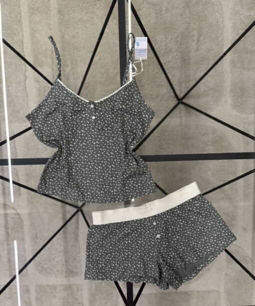 Pyjama short bustier - Primark - " Vert Khaki "