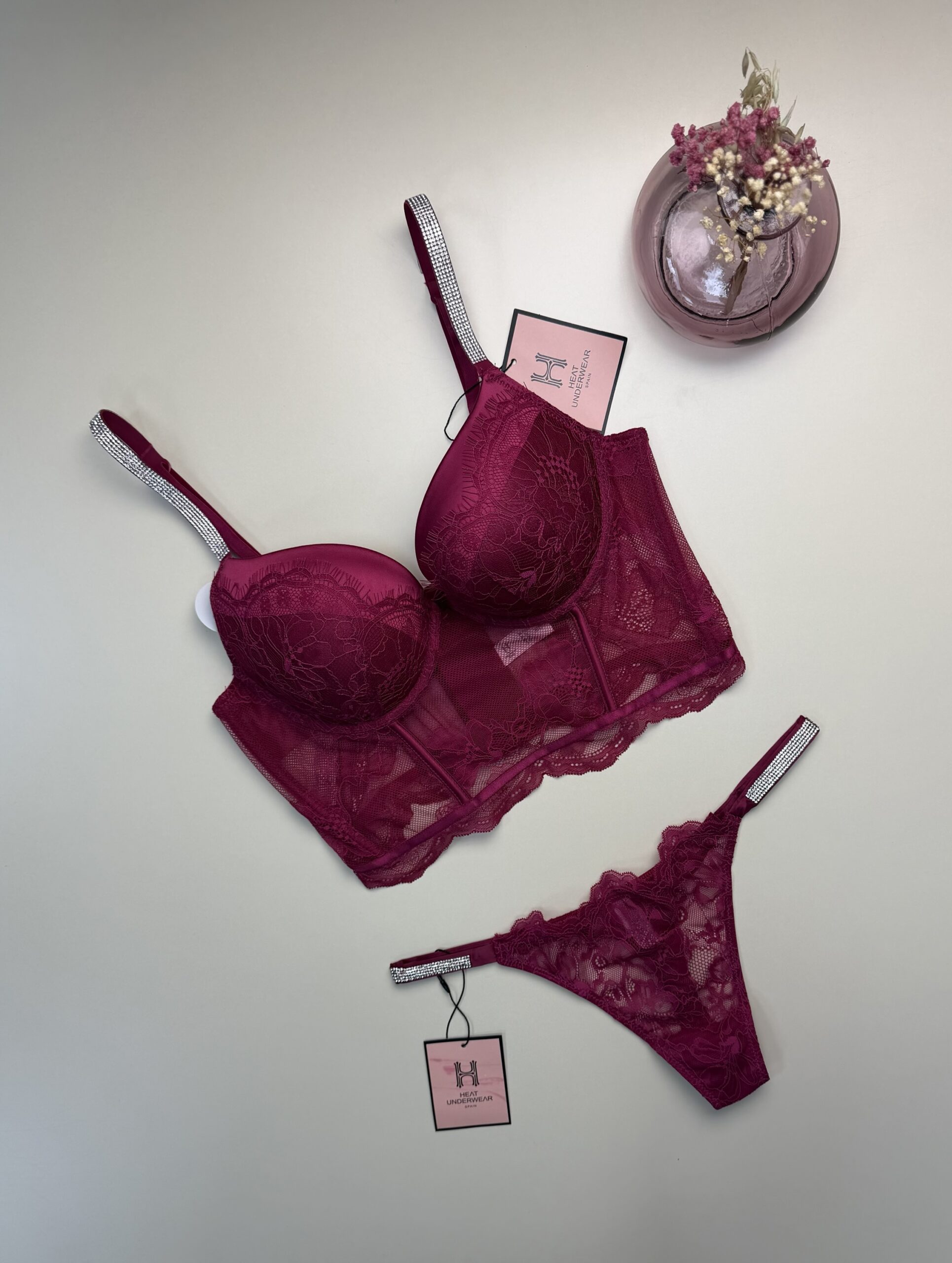 Ensemble 2 pcs H " Aubergine "