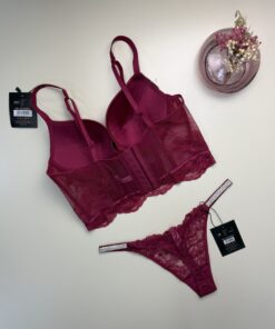 Alternative view of Ensemble 2 pcs H " Aubergine "