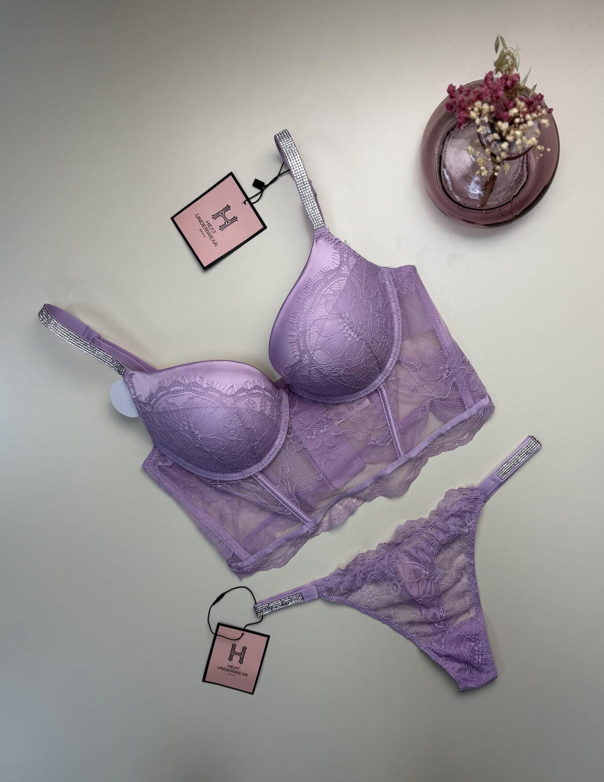 Ensemble 2 pcs H " Mauve "